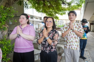 มรภ.เทพสตรี จัดงานทำบุญกลางบ้าน สืบสานประเพณีสงกรานต์ ประจำปี พ.ศ. 2568