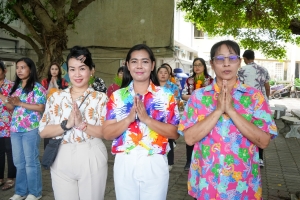 มรภ.เทพสตรี จัดงานทำบุญกลางบ้าน สืบสานประเพณีสงกรานต์ ประจำปี พ.ศ. 2568