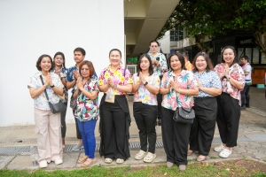มรภ.เทพสตรี จัดงานทำบุญกลางบ้าน สืบสานประเพณีสงกรานต์ ประจำปี พ.ศ. 2568