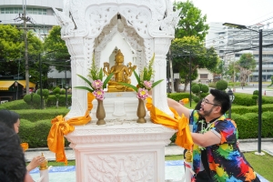 มรภ.เทพสตรี จัดงานทำบุญกลางบ้าน สืบสานประเพณีสงกรานต์ ประจำปี พ.ศ. 2568