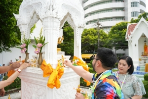 มรภ.เทพสตรี จัดงานทำบุญกลางบ้าน สืบสานประเพณีสงกรานต์ ประจำปี พ.ศ. 2568
