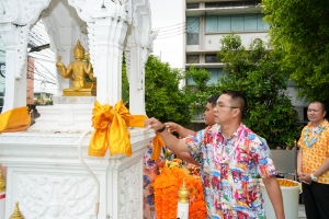 มรภ.เทพสตรี จัดงานทำบุญกลางบ้าน สืบสานประเพณีสงกรานต์ ประจำปี พ.ศ. 2568