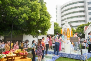 มรภ.เทพสตรี จัดงานทำบุญกลางบ้าน สืบสานประเพณีสงกรานต์ ประจำปี พ.ศ. 2568