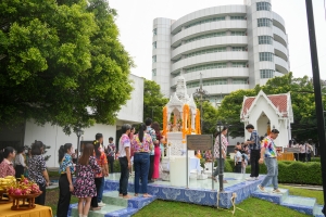 มรภ.เทพสตรี จัดงานทำบุญกลางบ้าน สืบสานประเพณีสงกรานต์ ประจำปี พ.ศ. 2568