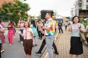 มรภ.เทพสตรี จัดงานทำบุญกลางบ้าน สืบสานประเพณีสงกรานต์ ประจำปี พ.ศ. 2568