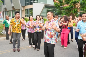 มรภ.เทพสตรี จัดงานทำบุญกลางบ้าน สืบสานประเพณีสงกรานต์ ประจำปี พ.ศ. 2568