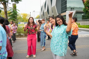 มรภ.เทพสตรี จัดงานทำบุญกลางบ้าน สืบสานประเพณีสงกรานต์ ประจำปี พ.ศ. 2568