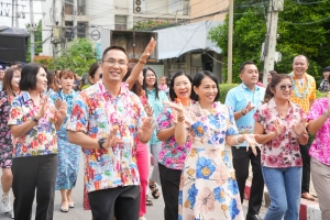 มรภ.เทพสตรี จัดงานทำบุญกลางบ้าน สืบสานประเพณีสงกรานต์ ประจำปี พ.ศ. 2568