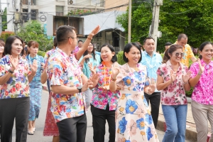 มรภ.เทพสตรี จัดงานทำบุญกลางบ้าน สืบสานประเพณีสงกรานต์ ประจำปี พ.ศ. 2568