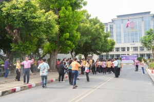 มรภ.เทพสตรี จัดงานทำบุญกลางบ้าน สืบสานประเพณีสงกรานต์ ประจำปี พ.ศ. 2568