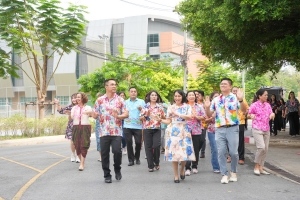 มรภ.เทพสตรี จัดงานทำบุญกลางบ้าน สืบสานประเพณีสงกรานต์ ประจำปี พ.ศ. 2568