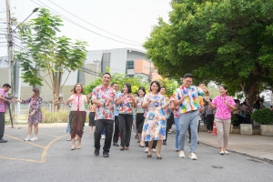 มรภ.เทพสตรี จัดงานทำบุญกลางบ้าน สืบสานประเพณีสงกรานต์ ประจำปี พ.ศ. 2568