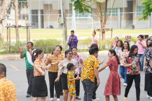 มรภ.เทพสตรี จัดงานทำบุญกลางบ้าน สืบสานประเพณีสงกรานต์ ประจำปี พ.ศ. 2568