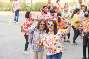 มรภ.เทพสตรี จัดงานทำบุญกลางบ้าน สืบสานประเพณีสงกรานต์ ประจำปี พ.ศ. 2568