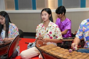 มรภ.เทพสตรี จัดงานทำบุญกลางบ้าน สืบสานประเพณีสงกรานต์ ประจำปี พ.ศ. 2568