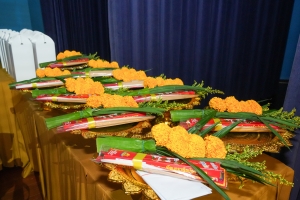 มรภ.เทพสตรี จัดงานทำบุญกลางบ้าน สืบสานประเพณีสงกรานต์ ประจำปี พ.ศ. 2568