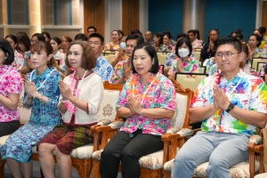 มรภ.เทพสตรี จัดงานทำบุญกลางบ้าน สืบสานประเพณีสงกรานต์ ประจำปี พ.ศ. 2568