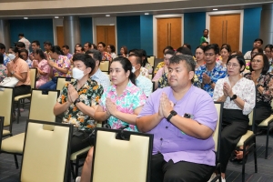 มรภ.เทพสตรี จัดงานทำบุญกลางบ้าน สืบสานประเพณีสงกรานต์ ประจำปี พ.ศ. 2568