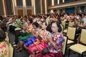 มรภ.เทพสตรี จัดงานทำบุญกลางบ้าน สืบสานประเพณีสงกรานต์ ประจำปี พ.ศ. 2568