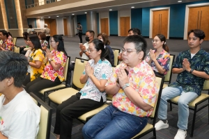 มรภ.เทพสตรี จัดงานทำบุญกลางบ้าน สืบสานประเพณีสงกรานต์ ประจำปี พ.ศ. 2568