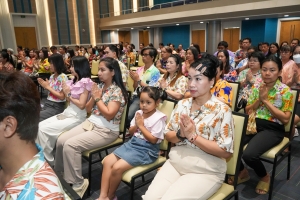 มรภ.เทพสตรี จัดงานทำบุญกลางบ้าน สืบสานประเพณีสงกรานต์ ประจำปี พ.ศ. 2568