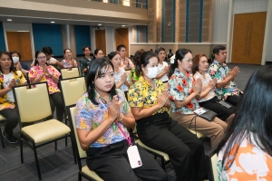 มรภ.เทพสตรี จัดงานทำบุญกลางบ้าน สืบสานประเพณีสงกรานต์ ประจำปี พ.ศ. 2568