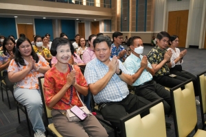 มรภ.เทพสตรี จัดงานทำบุญกลางบ้าน สืบสานประเพณีสงกรานต์ ประจำปี พ.ศ. 2568
