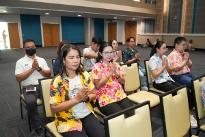 มรภ.เทพสตรี จัดงานทำบุญกลางบ้าน สืบสานประเพณีสงกรานต์ ประจำปี พ.ศ. 2568
