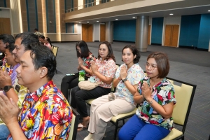 มรภ.เทพสตรี จัดงานทำบุญกลางบ้าน สืบสานประเพณีสงกรานต์ ประจำปี พ.ศ. 2568