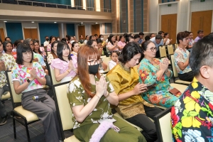 มรภ.เทพสตรี จัดงานทำบุญกลางบ้าน สืบสานประเพณีสงกรานต์ ประจำปี พ.ศ. 2568