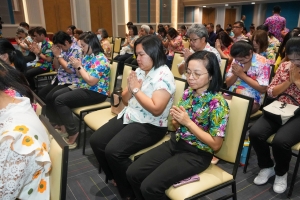 มรภ.เทพสตรี จัดงานทำบุญกลางบ้าน สืบสานประเพณีสงกรานต์ ประจำปี พ.ศ. 2568