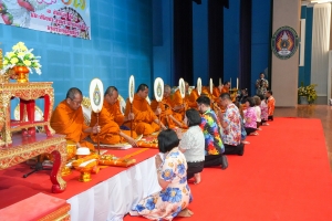 มรภ.เทพสตรี จัดงานทำบุญกลางบ้าน สืบสานประเพณีสงกรานต์ ประจำปี พ.ศ. 2568