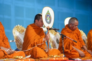 มรภ.เทพสตรี จัดงานทำบุญกลางบ้าน สืบสานประเพณีสงกรานต์ ประจำปี พ.ศ. 2568