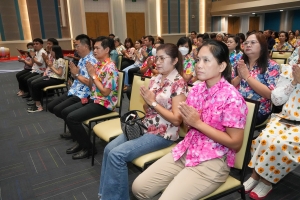 มรภ.เทพสตรี จัดงานทำบุญกลางบ้าน สืบสานประเพณีสงกรานต์ ประจำปี พ.ศ. 2568