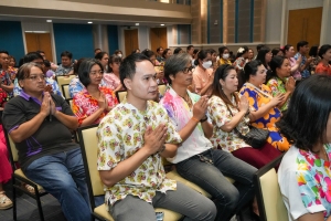 มรภ.เทพสตรี จัดงานทำบุญกลางบ้าน สืบสานประเพณีสงกรานต์ ประจำปี พ.ศ. 2568