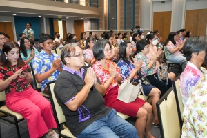 มรภ.เทพสตรี จัดงานทำบุญกลางบ้าน สืบสานประเพณีสงกรานต์ ประจำปี พ.ศ. 2568