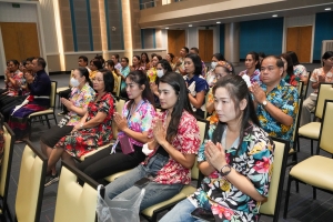 มรภ.เทพสตรี จัดงานทำบุญกลางบ้าน สืบสานประเพณีสงกรานต์ ประจำปี พ.ศ. 2568