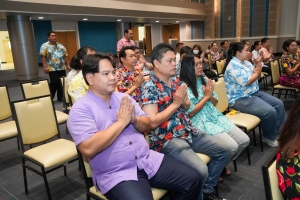 มรภ.เทพสตรี จัดงานทำบุญกลางบ้าน สืบสานประเพณีสงกรานต์ ประจำปี พ.ศ. 2568