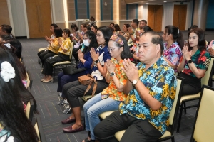 มรภ.เทพสตรี จัดงานทำบุญกลางบ้าน สืบสานประเพณีสงกรานต์ ประจำปี พ.ศ. 2568