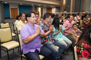 มรภ.เทพสตรี จัดงานทำบุญกลางบ้าน สืบสานประเพณีสงกรานต์ ประจำปี พ.ศ. 2568