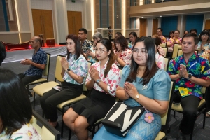 มรภ.เทพสตรี จัดงานทำบุญกลางบ้าน สืบสานประเพณีสงกรานต์ ประจำปี พ.ศ. 2568