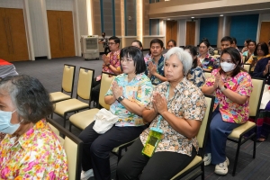 มรภ.เทพสตรี จัดงานทำบุญกลางบ้าน สืบสานประเพณีสงกรานต์ ประจำปี พ.ศ. 2568
