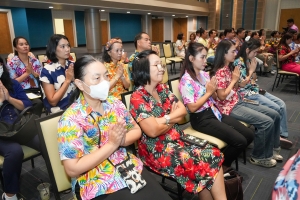 มรภ.เทพสตรี จัดงานทำบุญกลางบ้าน สืบสานประเพณีสงกรานต์ ประจำปี พ.ศ. 2568