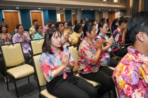 มรภ.เทพสตรี จัดงานทำบุญกลางบ้าน สืบสานประเพณีสงกรานต์ ประจำปี พ.ศ. 2568