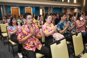 มรภ.เทพสตรี จัดงานทำบุญกลางบ้าน สืบสานประเพณีสงกรานต์ ประจำปี พ.ศ. 2568
