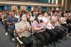 มรภ.เทพสตรี จัดงานทำบุญกลางบ้าน สืบสานประเพณีสงกรานต์ ประจำปี พ.ศ. 2568