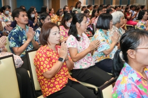 มรภ.เทพสตรี จัดงานทำบุญกลางบ้าน สืบสานประเพณีสงกรานต์ ประจำปี พ.ศ. 2568
