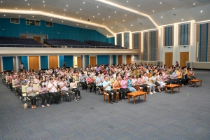 มรภ.เทพสตรี จัดงานทำบุญกลางบ้าน สืบสานประเพณีสงกรานต์ ประจำปี พ.ศ. 2568