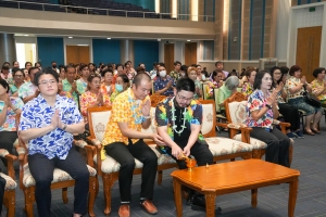 มรภ.เทพสตรี จัดงานทำบุญกลางบ้าน สืบสานประเพณีสงกรานต์ ประจำปี พ.ศ. 2568