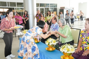 มรภ.เทพสตรี จัดงานทำบุญกลางบ้าน สืบสานประเพณีสงกรานต์ ประจำปี พ.ศ. 2568